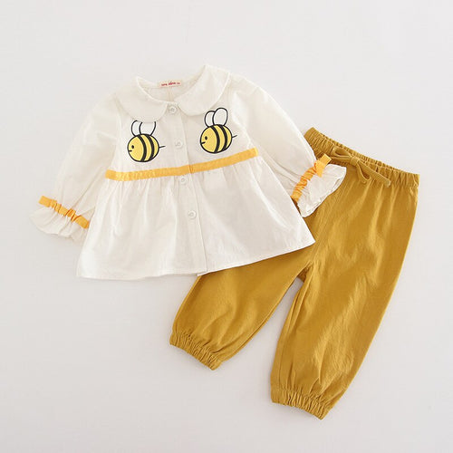 Christmas Clothes Set 1-3 Year Toddler Girl Clothes Winter Cotton Tops with Pants Boutique Clothing 2pcs/set Wholesale