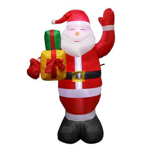 Load image into Gallery viewer, OurWarm Inflatable Santa Claus Night Light Figure Outdoor Garden Toys Christmas Party Decorations New Year 2019 150cm US EU Plug