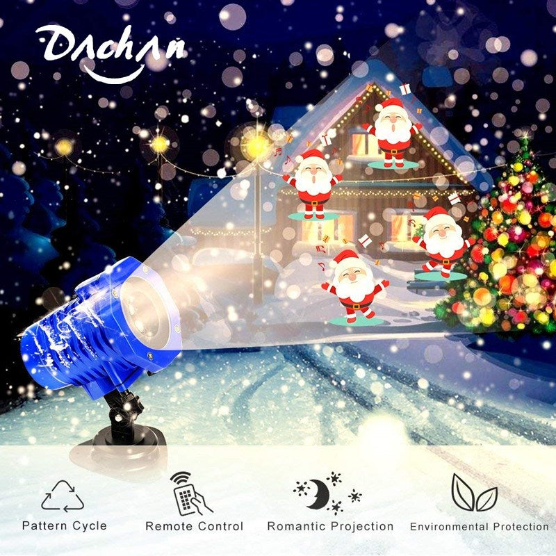 Projection Light Animated Led Projector Remote Control Light Christmas Halloween Projector Lights for Yard Garden party lights