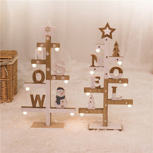 Load image into Gallery viewer, NOEL lighting lamp Christmas Father decorations Snow star tree warm white holiday decorative lighting wedding birthday party