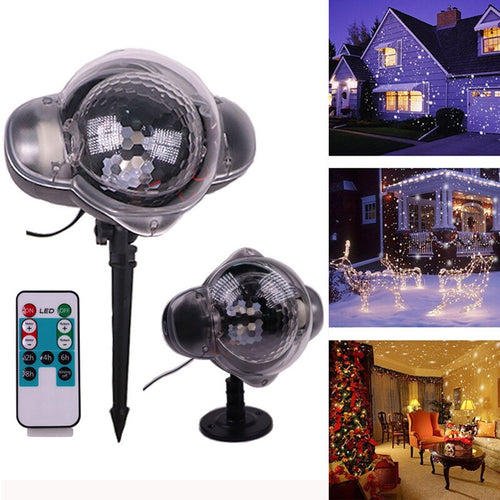 Waterproof Christmas Lawn Lamp Holiday Lights Snowflake LED Garden Light Xmas Home New Year Party Wedding Decoration Lighting