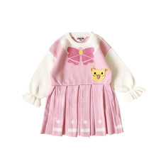 Load image into Gallery viewer, 2019 kids dresses for girls cloth angel knit dresses baby girl christmas dress  dress elegant  tutu dress christmas clothes