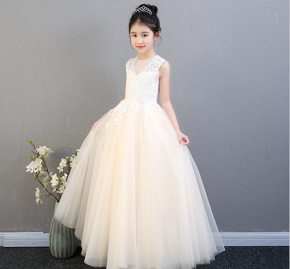 Girl Dresses Cinderella Dress Costume Princess Party Dresses Girls Christmas Clothes Fresh  Dress For Teenagers HW2257
