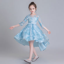 Load image into Gallery viewer, Half Sleeves Puffy Little Girls Dresses Kids Princess Wedding Ball Gowns Teen Party Dress Children Clothing Christmas Clothes
