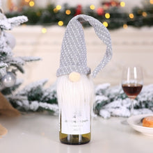 Load image into Gallery viewer, Long Hat Doll Wine Bottle Covers Christmas Decorative Bottle Topper Festival Dinner Table Decorations