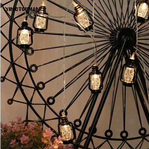 YINGTOUMAN Santa Claus Warm White USB Lamp String Light Christmas Holiday Wedding Party Decoration Bedroon Lighting 8m 40LED