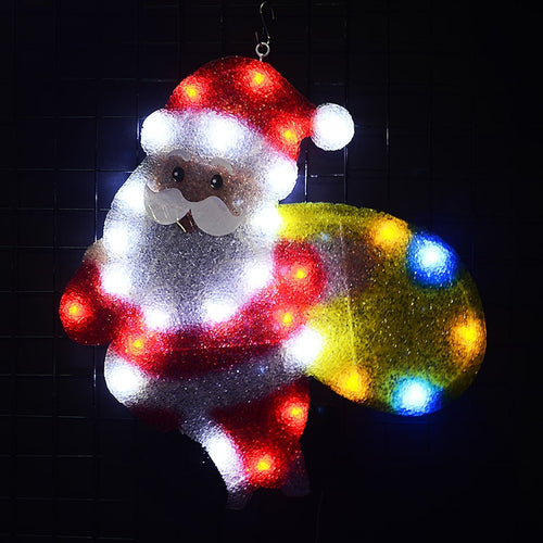 Toprex 2D Christmas santa clause led lights decoration xmas tree light for home outdoor navidad