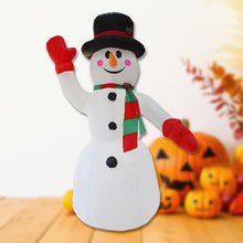Load image into Gallery viewer, 2.4M Height Snowman Christmas Inflatable Light for Outdoor Party Home Decoration Christmas Blower Party Light Supplies