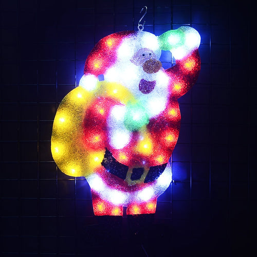 Toprex 2D navidad santa clause christmas tree lights outdoor party lights holiday garden backyard LED light decor