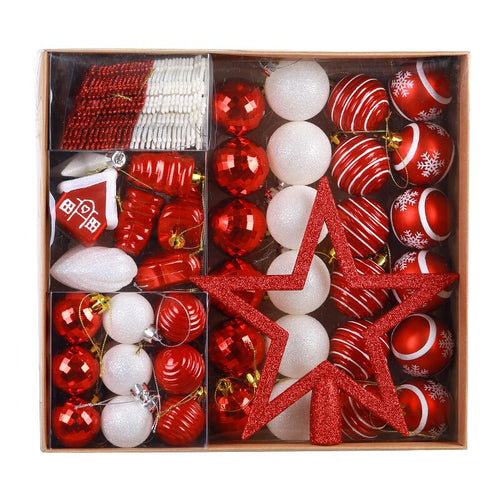 Opening holiday wedding decoration ceiling decoration ball Christmas ball gift set gift bag Christmas tree pendant