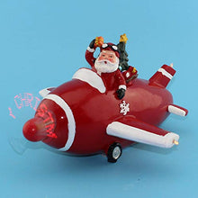 Load image into Gallery viewer, innodept12 Light up Collectible Figurine Santa Claus and Airplane with Led Lights for Christmas, Party, (Propeller Airplane)