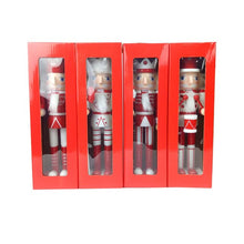 Load image into Gallery viewer, 4pcs/set 25cm New Year Decor Kids Doll Wooden Nutcracker Soldier Merry Christmas Decoration Kid Gift Home decora toys