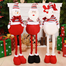 Load image into Gallery viewer, New Year Birthday Gifts Santa Claus Snowman Elk Figures Christmas Decoration Ornaments Standing Doll Toy Table Window Tree Decor