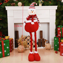 Load image into Gallery viewer, New Year Birthday Gifts Santa Claus Snowman Elk Figures Christmas Decoration Ornaments Standing Doll Toy Table Window Tree Decor