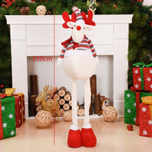 Load image into Gallery viewer, New Year Birthday Gifts Santa Claus Snowman Elk Figures Christmas Decoration Ornaments Standing Doll Toy Table Window Tree Decor