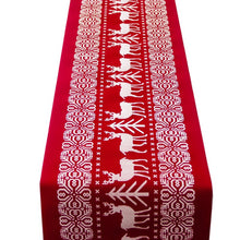Load image into Gallery viewer, Christmas Table Runners Tablecloth Xmas Elk New Year Party Dinner Table Decoration for home Table Cover Party Supplies
