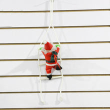 Load image into Gallery viewer, Large Christmas Santa Claus Doll Hanging With Climbing Stair To Giving Gift Xmas Accessories Tree Party Decoration