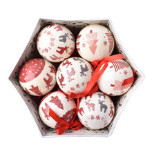 Load image into Gallery viewer, Christmas memory ball pendant Christmas scene layout ornaments DIY paper bag ball decoration 14 Pack