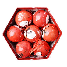 Load image into Gallery viewer, Christmas memory ball pendant Christmas scene layout ornaments DIY paper bag ball decoration 14 Pack