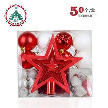 Load image into Gallery viewer, Christmas Ball Gift Set Christmas Tree Decoration Creative Romantic Hanging 50 Pack