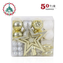 Load image into Gallery viewer, Christmas Ball Gift Set Christmas Tree Decoration Creative Romantic Hanging 50 Pack