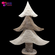 Load image into Gallery viewer, Burlap Tree Christmas Tree Hotel Mall Window Scene Decoration Christmas Decoration