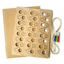 Load image into Gallery viewer, 24 Hanging Wooden Tree Chocolate Stand Christmas Advent Calendar DIY Banners M76D