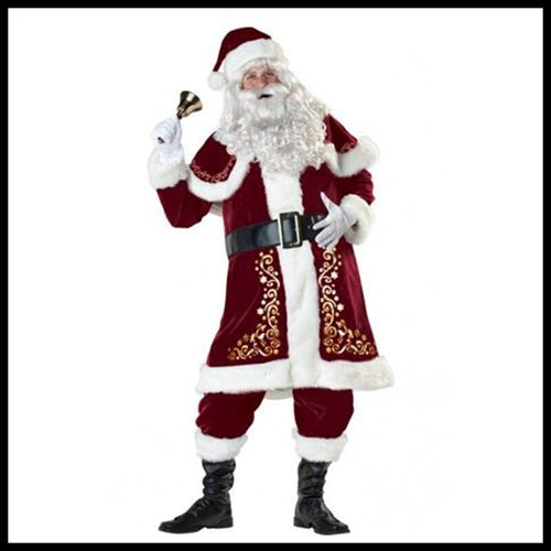 Bar Christmas Costume Adult Men and Women Santa Christmas Costume Christmas Costume Cosplay