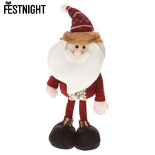 Load image into Gallery viewer, Festnight Christmas Stuffed Toy Delicate Adorable Standing Santa Clause Reindeer Snowman Xmas Doll Christmas Decoration
