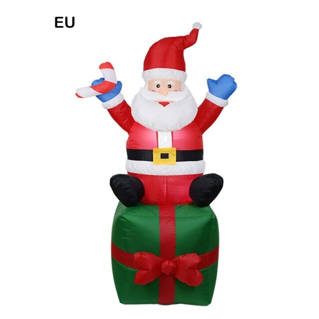 NEW Inflatable Santa Claus Light Inflatable LED Lighted Christmas Decoration Garden Inflatable Toys Outdoor Yard Garden Toys