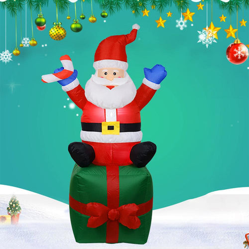 NEW Inflatable Santa Claus Light Inflatable LED Lighted Christmas Decoration Garden Inflatable Toys Outdoor Yard Garden Toys