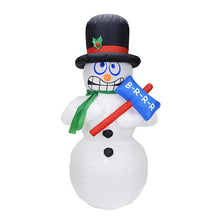 Load image into Gallery viewer, 1.8M Garden Christmas Snowman LED Inflatable Model Snowman Doll Cover Christmas Candy Tree Decor Dressing Supplies with Blower