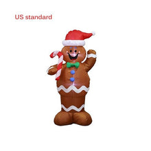 Load image into Gallery viewer, Christmas Inflatable Holiday Time Blow Up Gingerbread Man Air Blown Decoration with LED for Festival Chrismas New Year Decor
