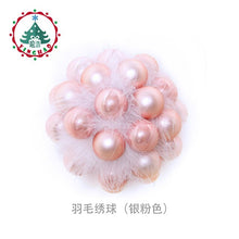 Load image into Gallery viewer, Christmas ball powder green hydrangea festive opening flower ball wedding hotel mall layout store store Tanabata decorations