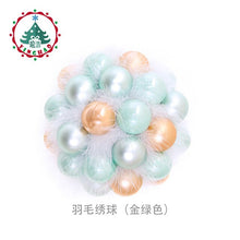 Load image into Gallery viewer, Christmas ball powder green hydrangea festive opening flower ball wedding hotel mall layout store store Tanabata decorations