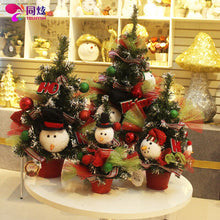 Load image into Gallery viewer, Tree Christmas Snowman Tree Package Christmas Tree Window Interior Decoration Props