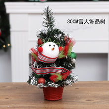 Load image into Gallery viewer, Tree Christmas Snowman Tree Package Christmas Tree Window Interior Decoration Props