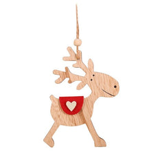 Load image into Gallery viewer, Wooden Christmas Tree Decoration Angel Hanging Ornament Christmas Label Pendant Holiday Party Decorations