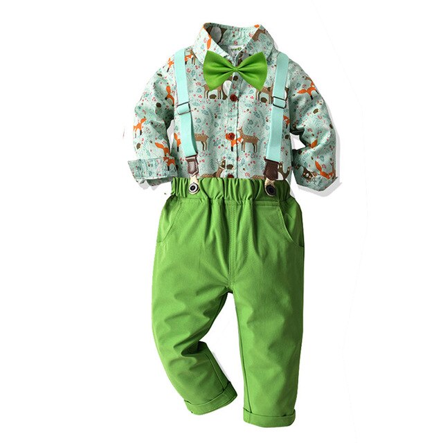 Vgiee Boys Christmas Clothes Outfit Sets 11.11 Baby Boy Children Kids Set Long Sleeve Birthday Party Wedding CC762