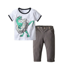 Load image into Gallery viewer, Vgiee Boys Christmas Clothes Outfit Sets Baby Boy Children Kids Set Print Dinosaur Clothing Birthday and Party Wedding CC764