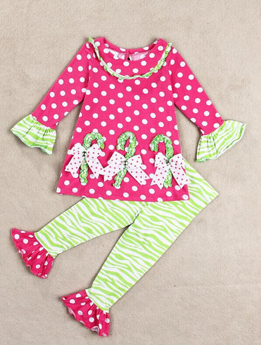 New Retail Cute Deer Babys Christmas Clothes Long-Sleeve Girls Clothing Sets Kids Good Quality Suits