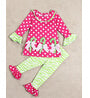 Load image into Gallery viewer, New Retail Cute Deer Babys Christmas Clothes Long-Sleeve Girls Clothing Sets Kids Good Quality Suits
