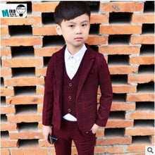 Load image into Gallery viewer, Boys Christmas Clothes Boy&#39;s Suit Spring Autumn New Boy&#39;s Suit Set Korean Children&#39;s Suit Three Pieces