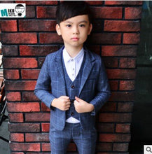 Load image into Gallery viewer, Boys Christmas Clothes Boy&#39;s Suit Spring Autumn New Boy&#39;s Suit Set Korean Children&#39;s Suit Three Pieces