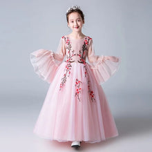 Load image into Gallery viewer, 2018 Elegant Girl Children Birthday Wedding Party Princess Dress Toddler baby Christmas Clothes Model Show Piano Pageant Dress