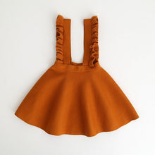 Load image into Gallery viewer, Girl Dress Knitted Kids Clothing 2019 Autumn Winter Princess Sleeveless Dress Children Woolen Ruffles Dress Christmas Clothes