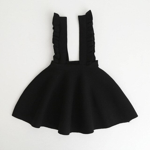 Girl Dress Knitted Kids Clothing 2019 Autumn Winter Princess Sleeveless Dress Children Woolen Ruffles Dress Christmas Clothes