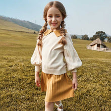 Load image into Gallery viewer, Kids Knit Sweaters Christmas Clothes Girls Set 2019 Autumn Winter Children&#39;s Suits Girl Sweater And Knitting Skirt Two Piece Set