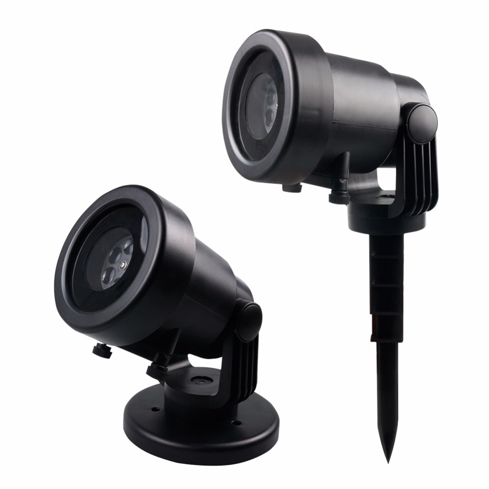 Mery Christmas Lights Outdoor LED Snowflake Projector Light Star Lawn Lamps Waterproof Snow Lasers Holiday Lighting remote night