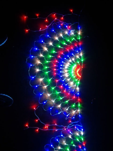 3x0.5m EU Plug Ac220v Peacock LED String Light Net Christmas Lights Outdoor Led Lights Decoration Fairy Lights Party Wedding